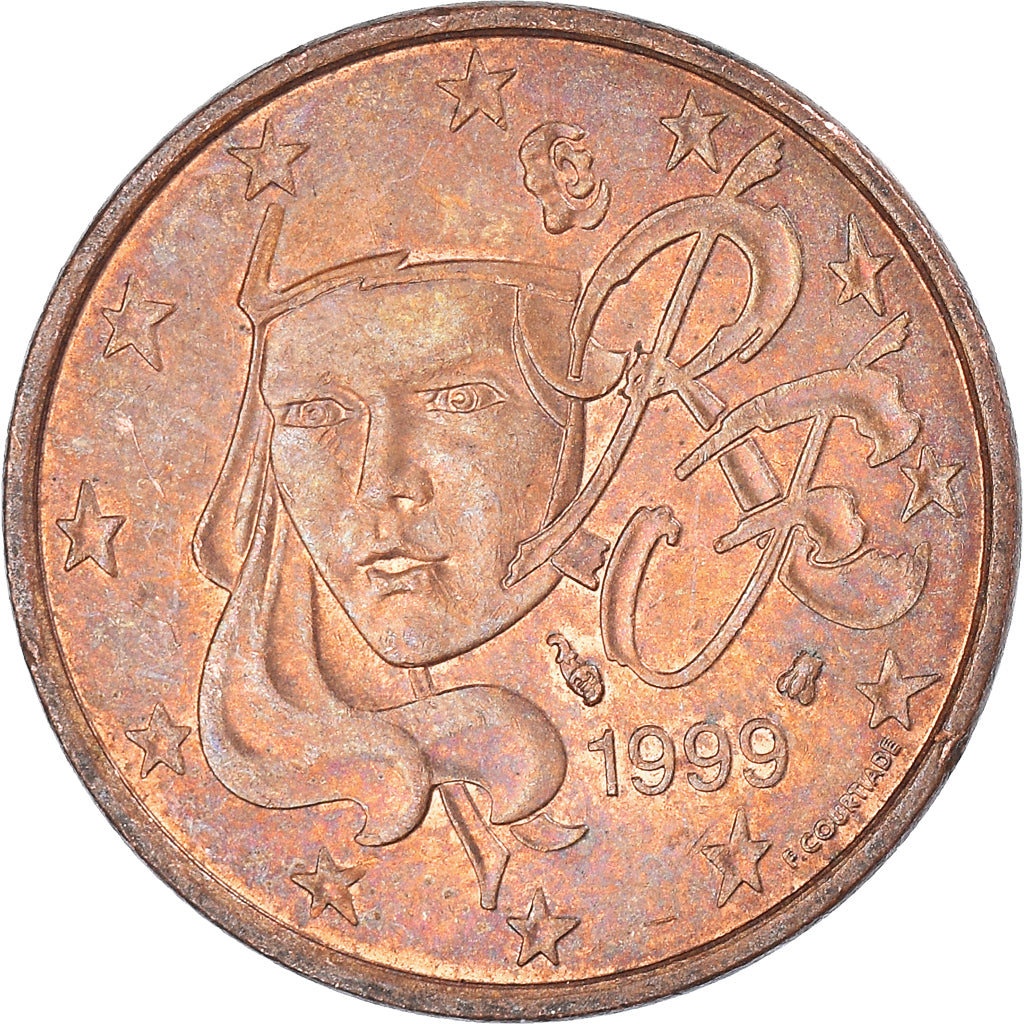Moneta, Francja, 5 Euro Cent, 1999