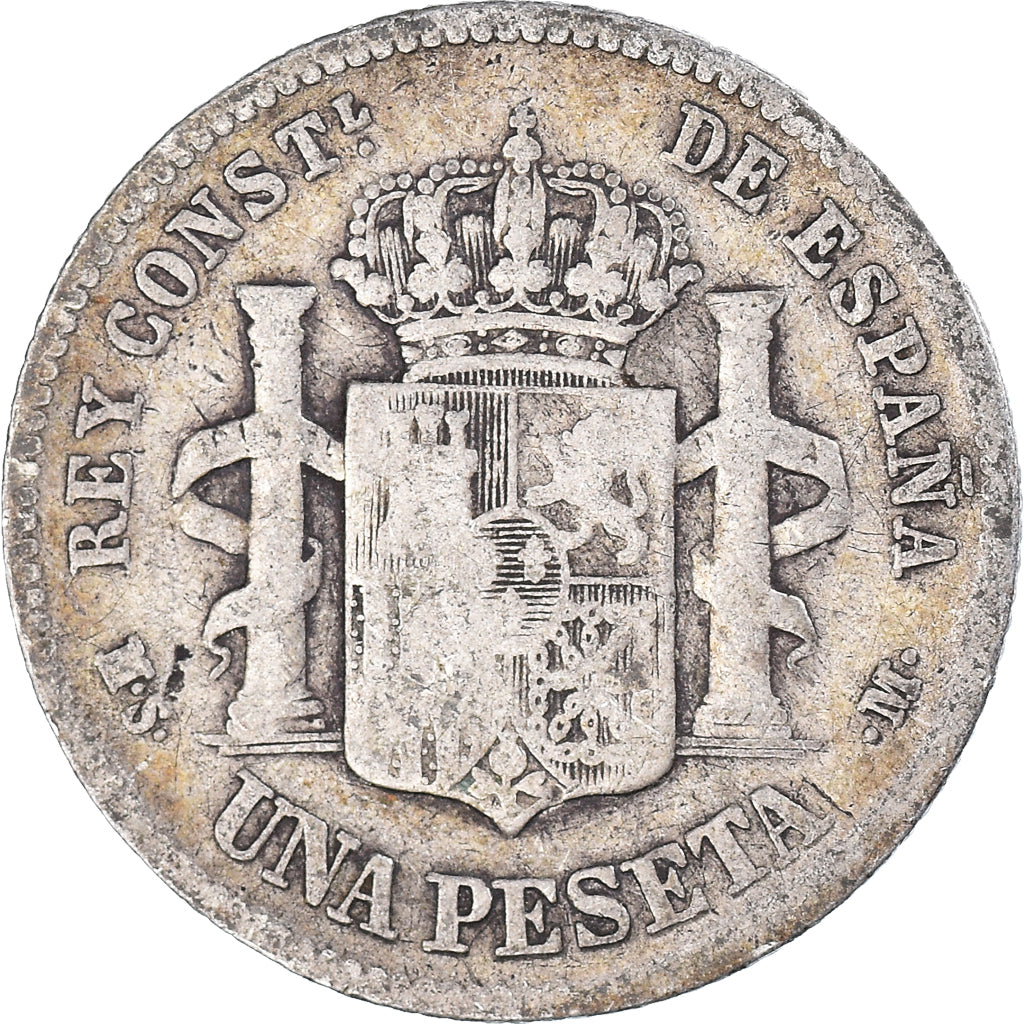 Munten, Spanje, Peseta, 1883