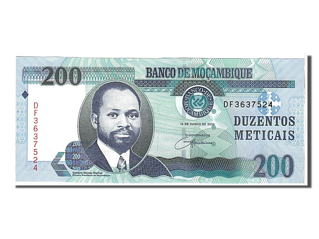 Banconote, Mozambico, 200 Meticais, 2006, KM:146a, FDS
