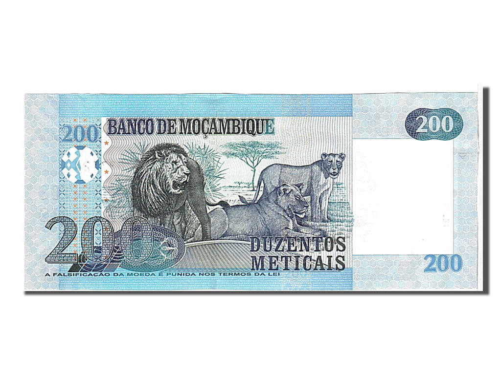 Banconote, Mozambico, 200 Meticais, 2006, KM:146a, FDS