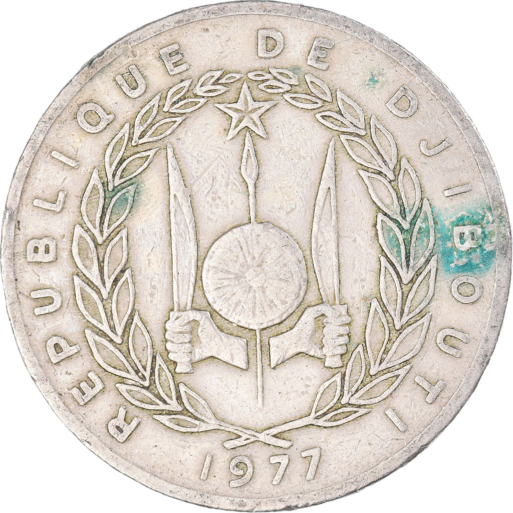 Moneta, Gibuti, 100 Francs, 1977