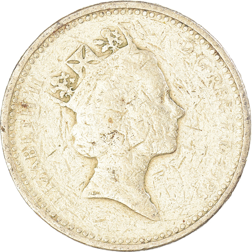 Moneda, Reino Unido, 1 Pound, Undated