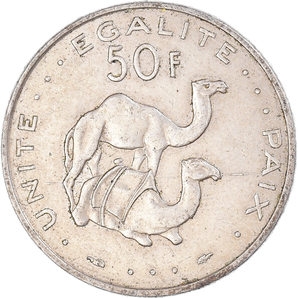 Moneda, Yibuti, 50 Francs, 1991