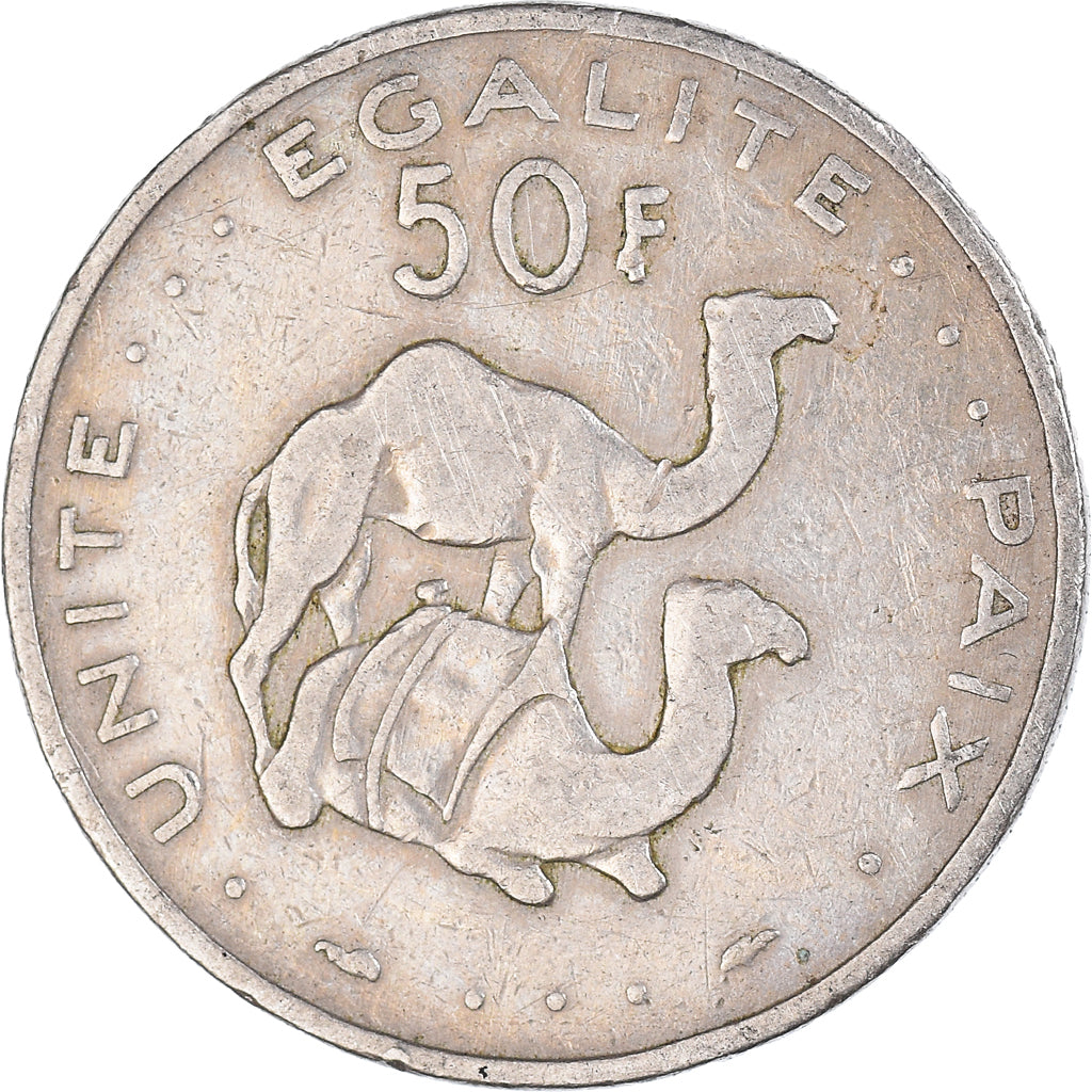 Monnaie, Djibouti, 50 Francs, 1982
