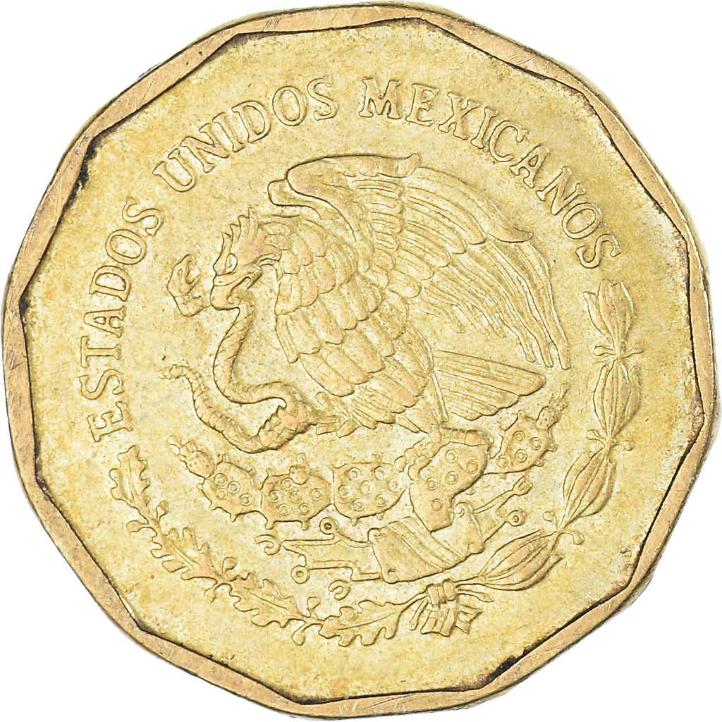 Moneta, Messico, 20 Centavos, 2002
