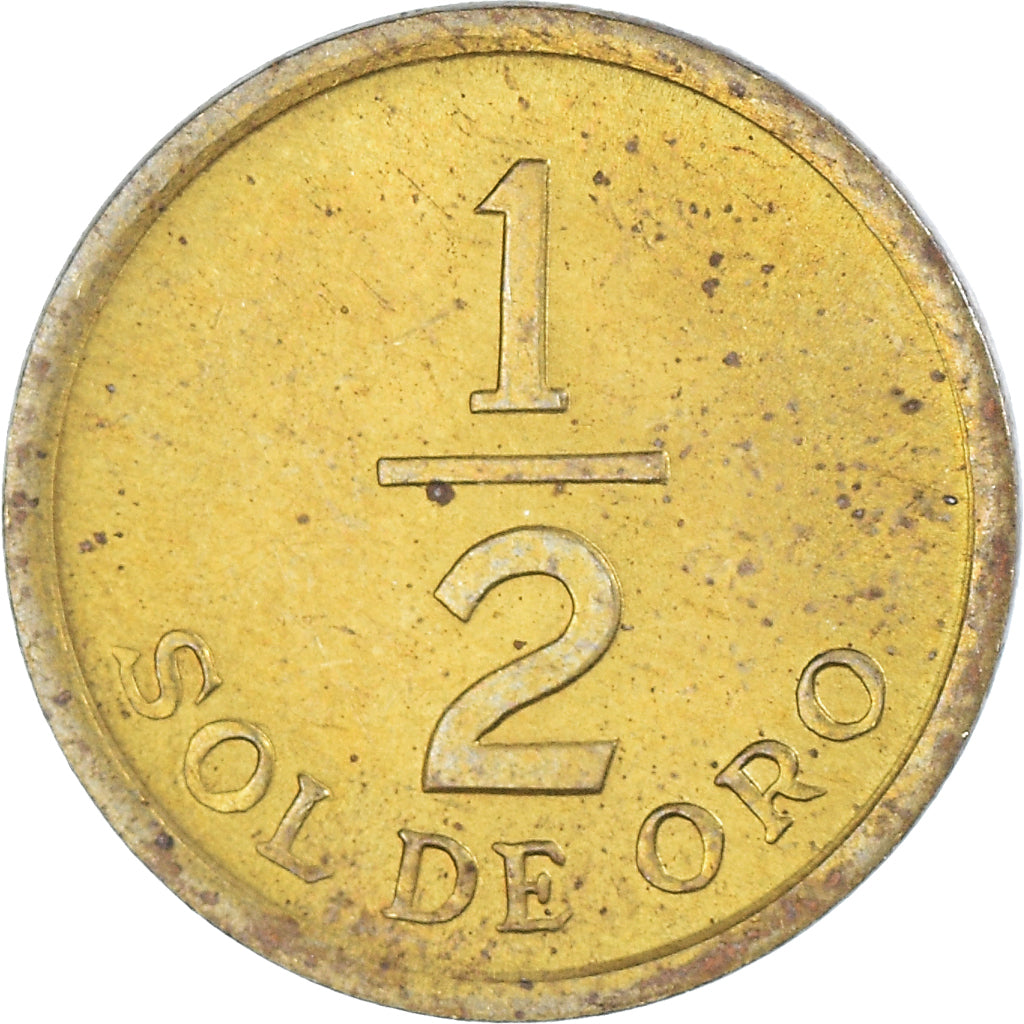 Moneta, Perù, 1/2 Sol, 1976