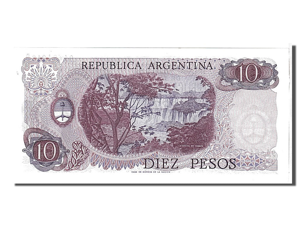 Banknote, Argentina, 10 Pesos, 1976, KM:300, UNC(65-70)