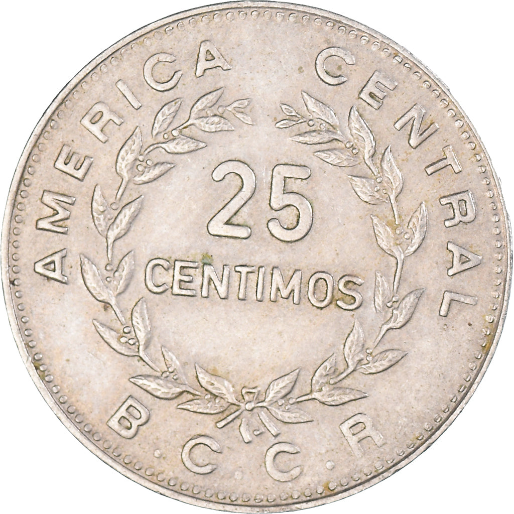 Monnaie, Costa Rica, 25 Centimos, 1972
