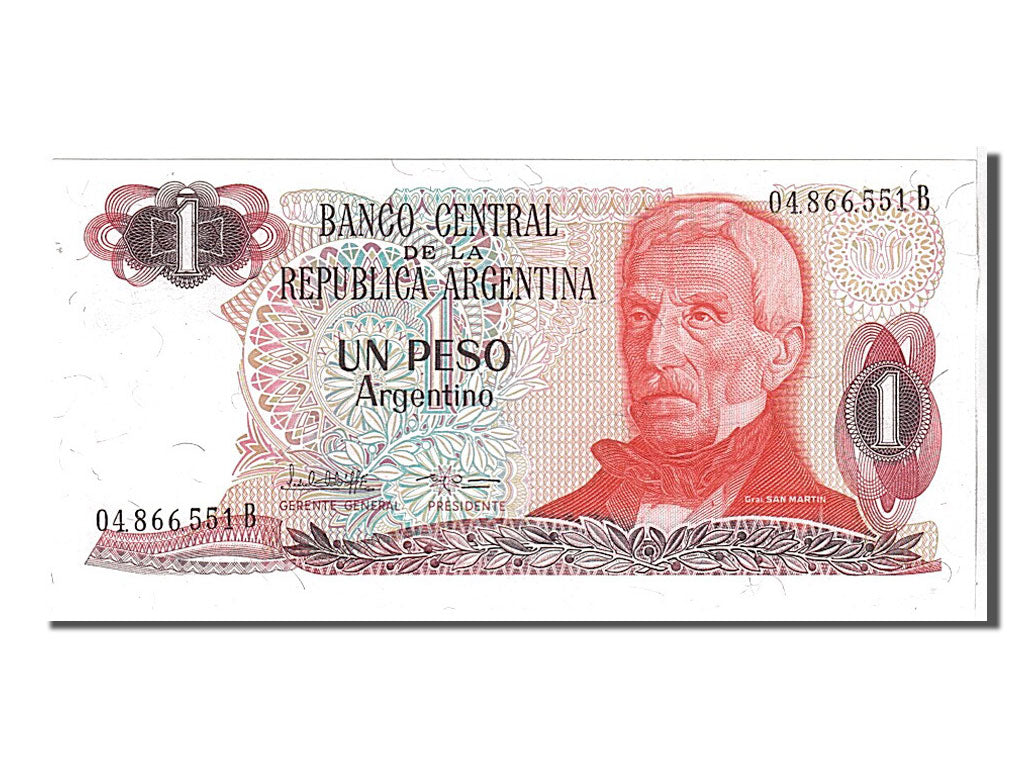 Banknote, Argentina, 1 Peso Argentino, 1983, KM:311a, UNC(65-70)