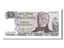Banknote, Argentina, 5 Pesos Argentinos, 1983, UNC(65-70)