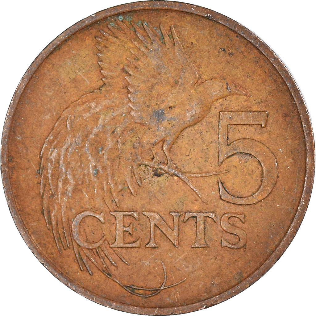 Coin, TRINIDAD & TOBAGO, 5 Cents, 1976