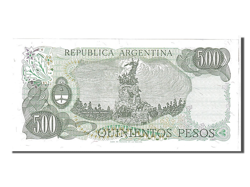 Banknote, Argentina, 500 Pesos, 1977, KM:303c, UNC(65-70)