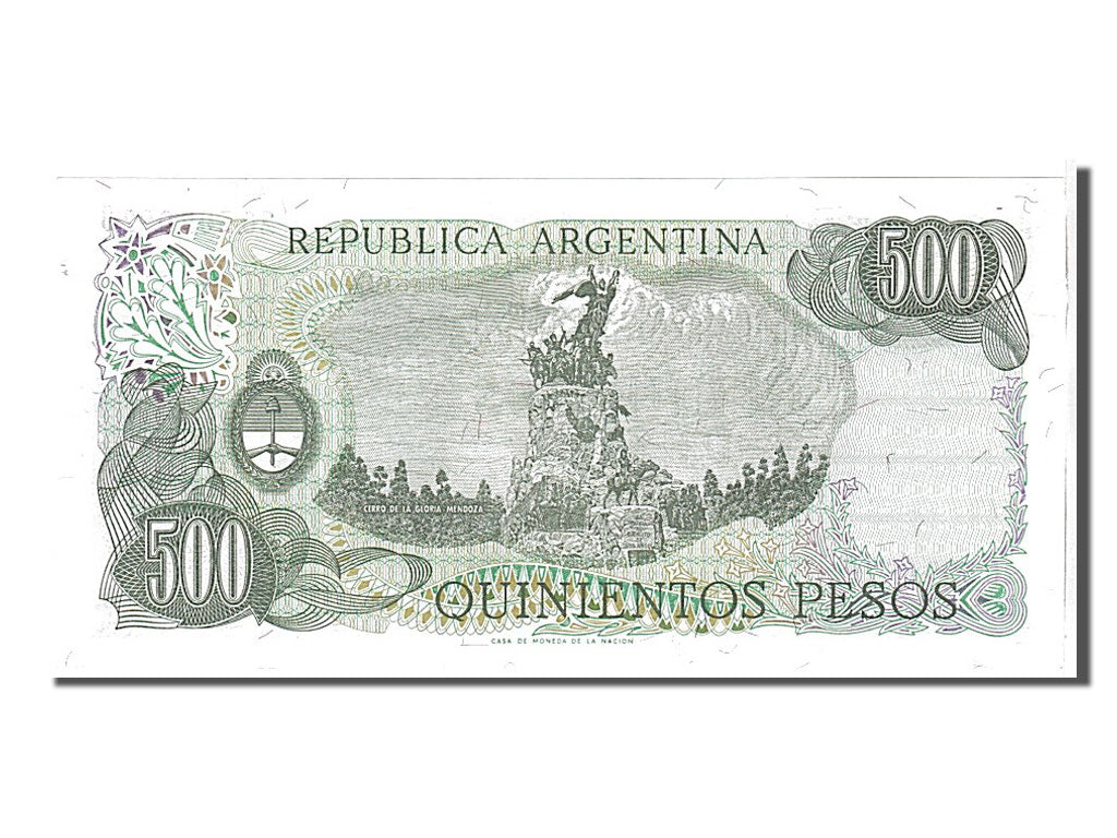 Banknote, Argentina, 500 Pesos, 1977, KM:303c, UNC(65-70)