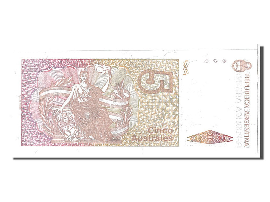 Banknot, Argentina, 5 Australes, 1985, UNC(65-70)