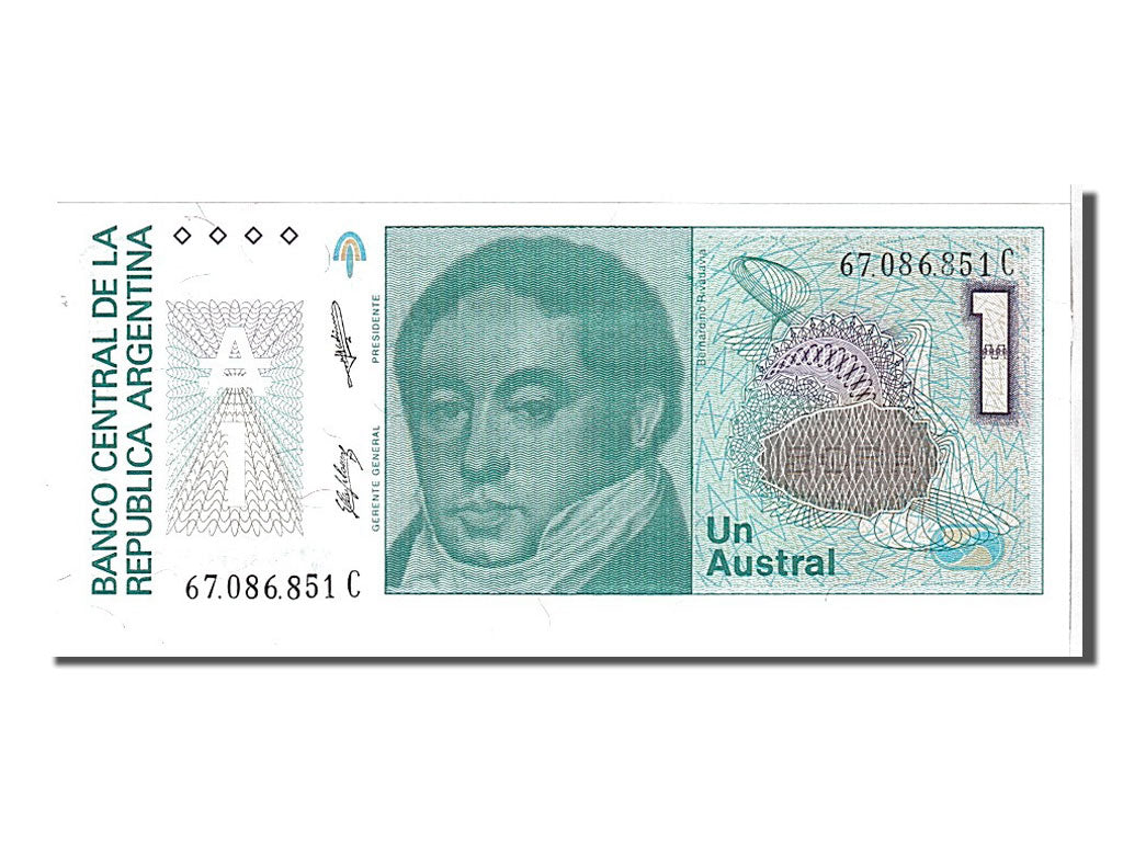 Banknote, Argentina, 1 Austral, 1985, KM:323b, UNC(65-70)