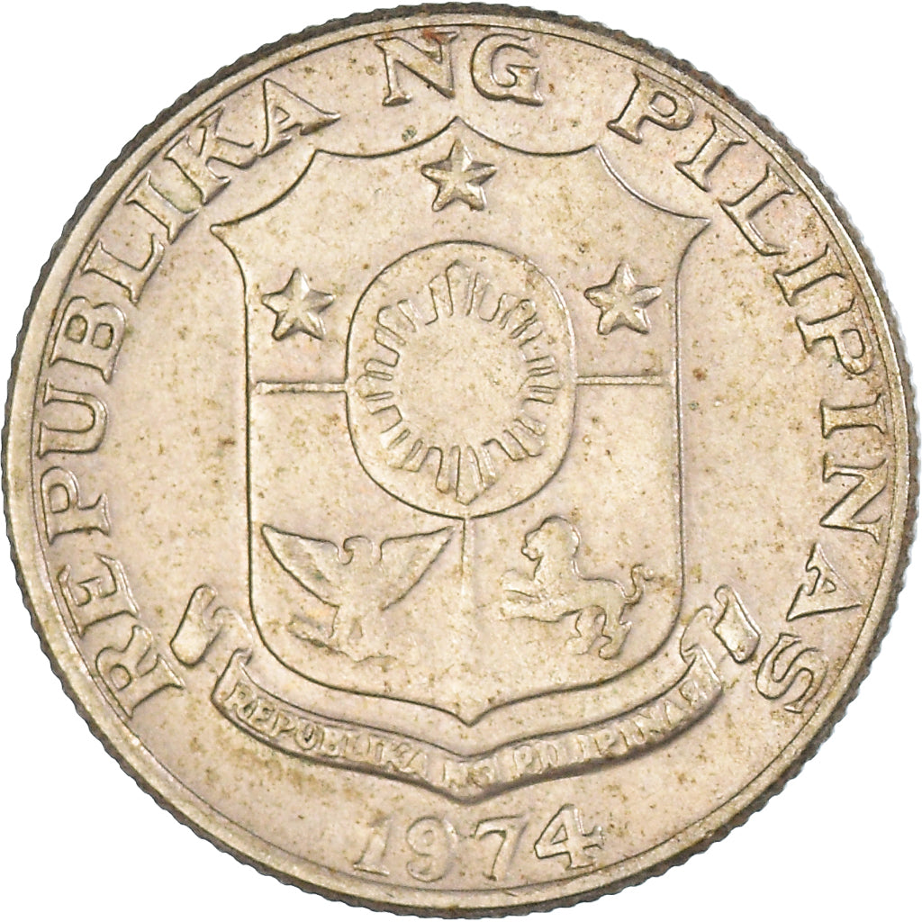 Moneta, Filipiny, 10 Sentimos, 1974