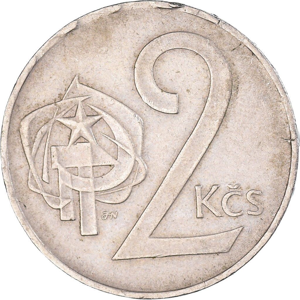 Moneta, Cecoslovacchia, 2 Koruny, 1982