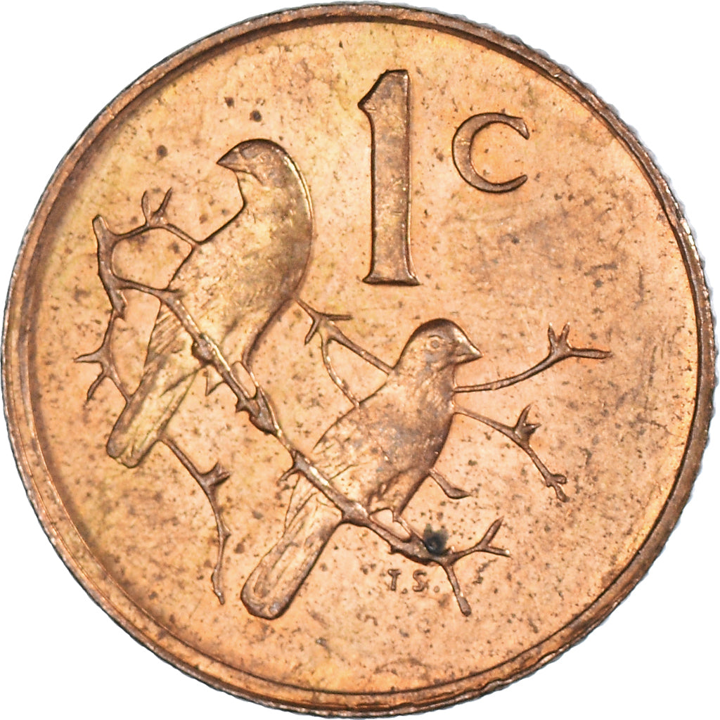 Munten, Zuid Afrika, Cent, 1980