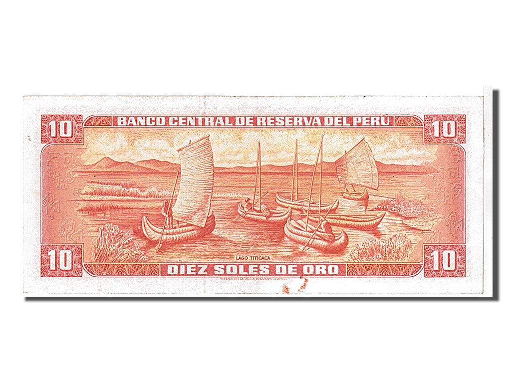Banknote, Peru, 10 Soles De Oro, 1973, UNC(63)