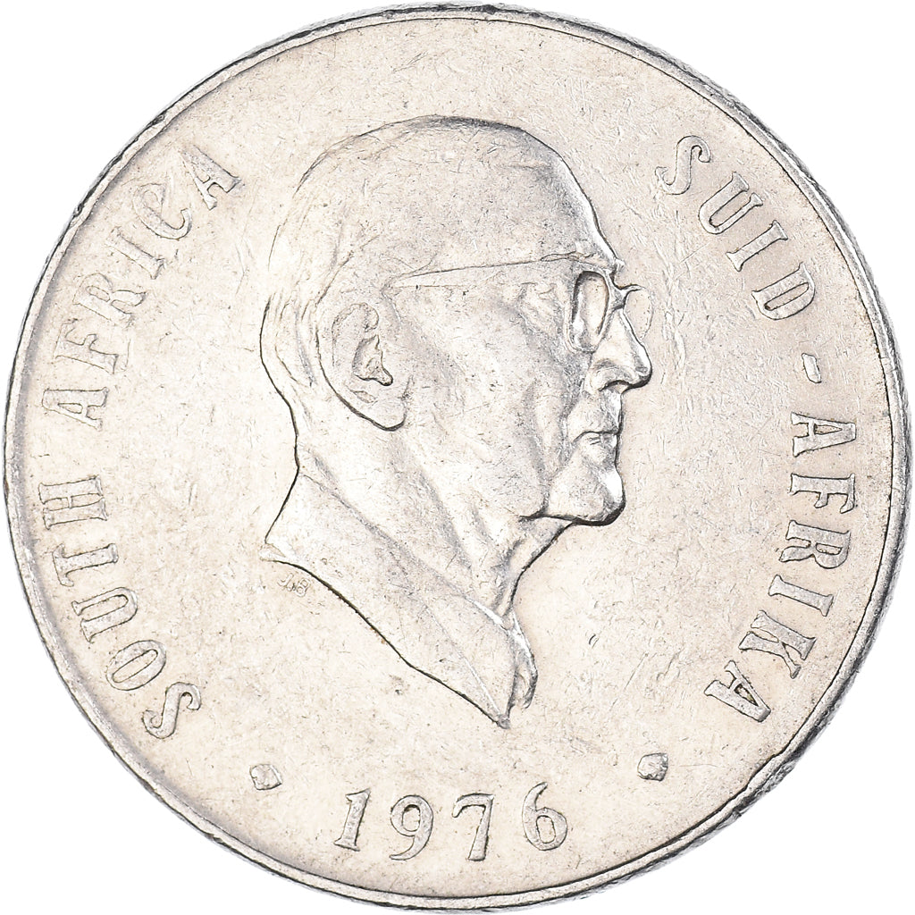 Munten, Zuid Afrika, 50 Cents, 1976
