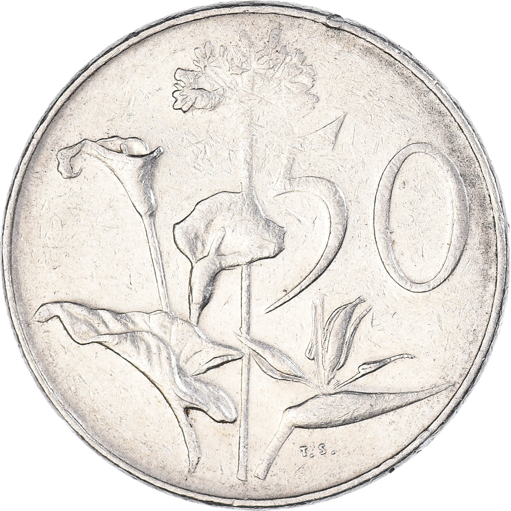 Munten, Zuid Afrika, 50 Cents, 1976