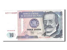 Geldschein, Peru, 10 Intis, 1987, KM:129, UNZ