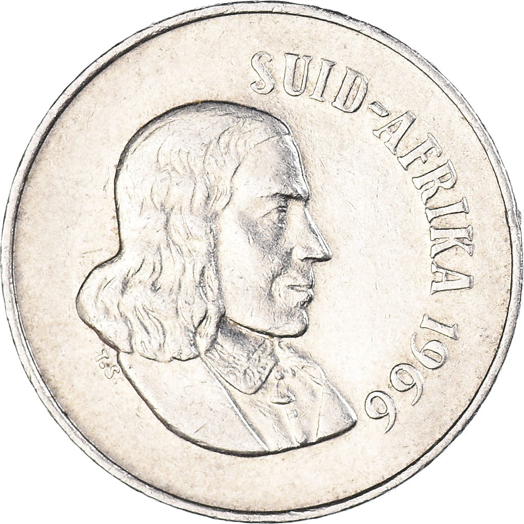 Munten, Zuid Afrika, 10 Cents, 1966