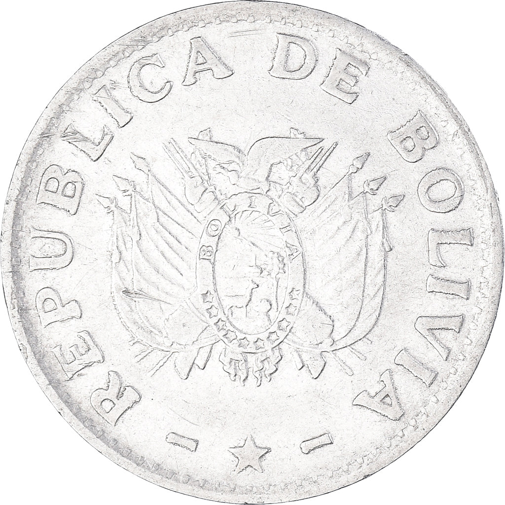 Monnaie, Bolivie, 20 Centavos, 1987