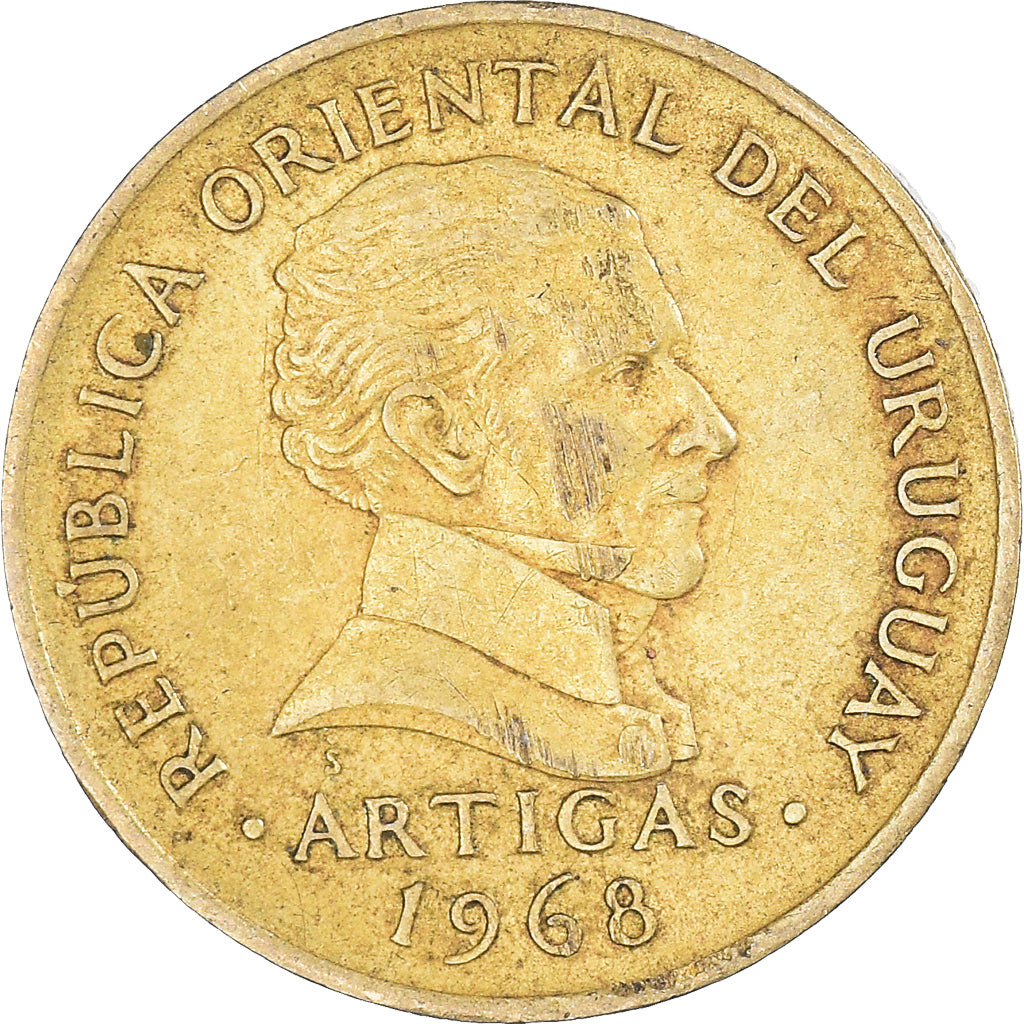 Monnaie, Uruguay, 5 Pesos, 1968