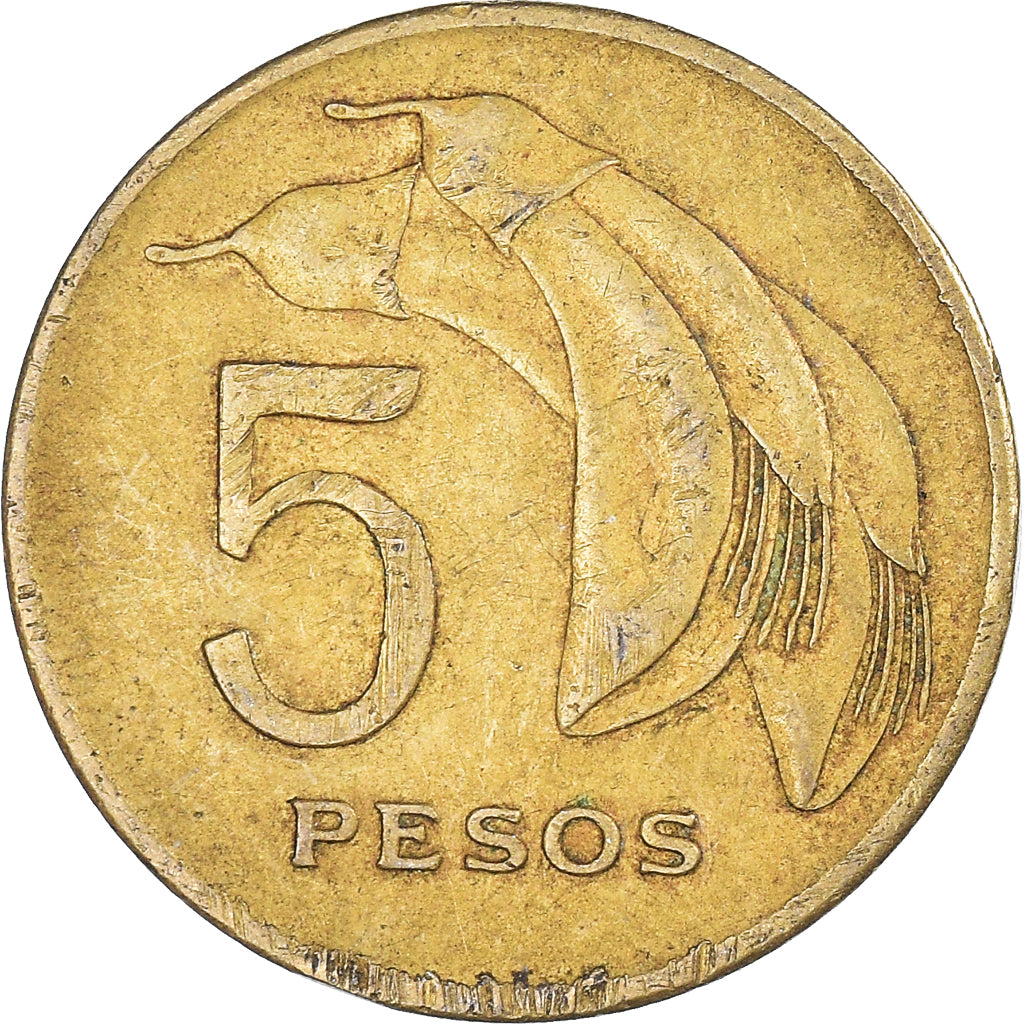 Monnaie, Uruguay, 5 Pesos, 1968