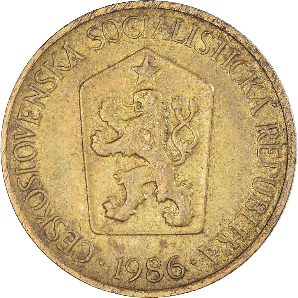 Coin, Czechoslovakia, Haler, 1986