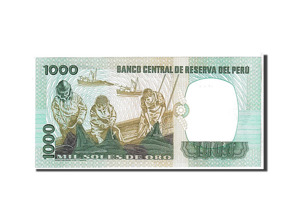 Banknote, Peru, 1000 Soles De Oro, 1981, KM:122a, UNC(65-70)