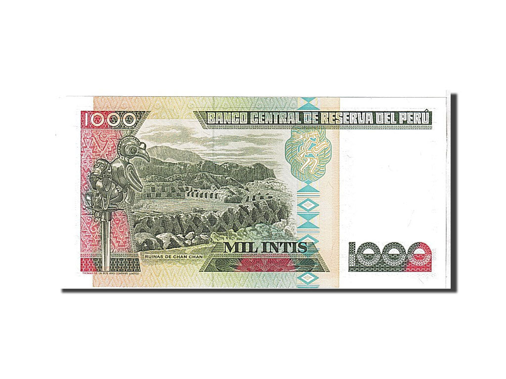 Banknote, Peru, 1000 Intis, 1988, KM:136b, UNC(65-70)