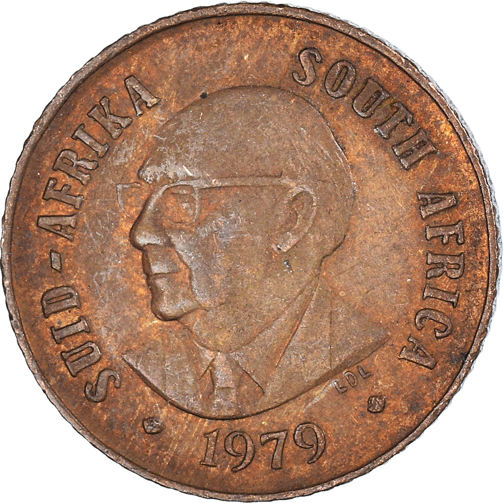 Moeda, África do Sul, Cent, 1979