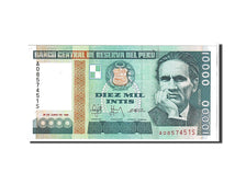 Banknote, Peru, 10,000 Intis, 1988, KM:140, UNC(65-70)