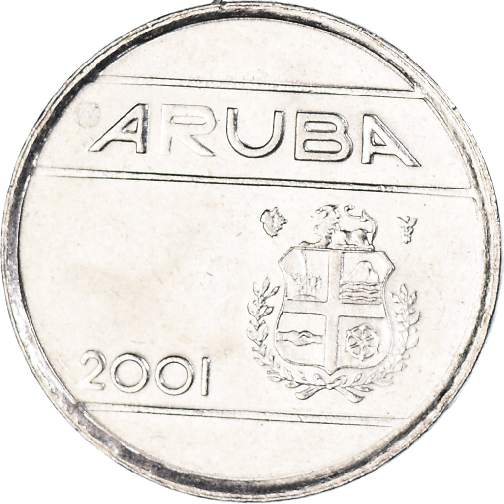Moneda, Aruba, 5 Cents, 2001