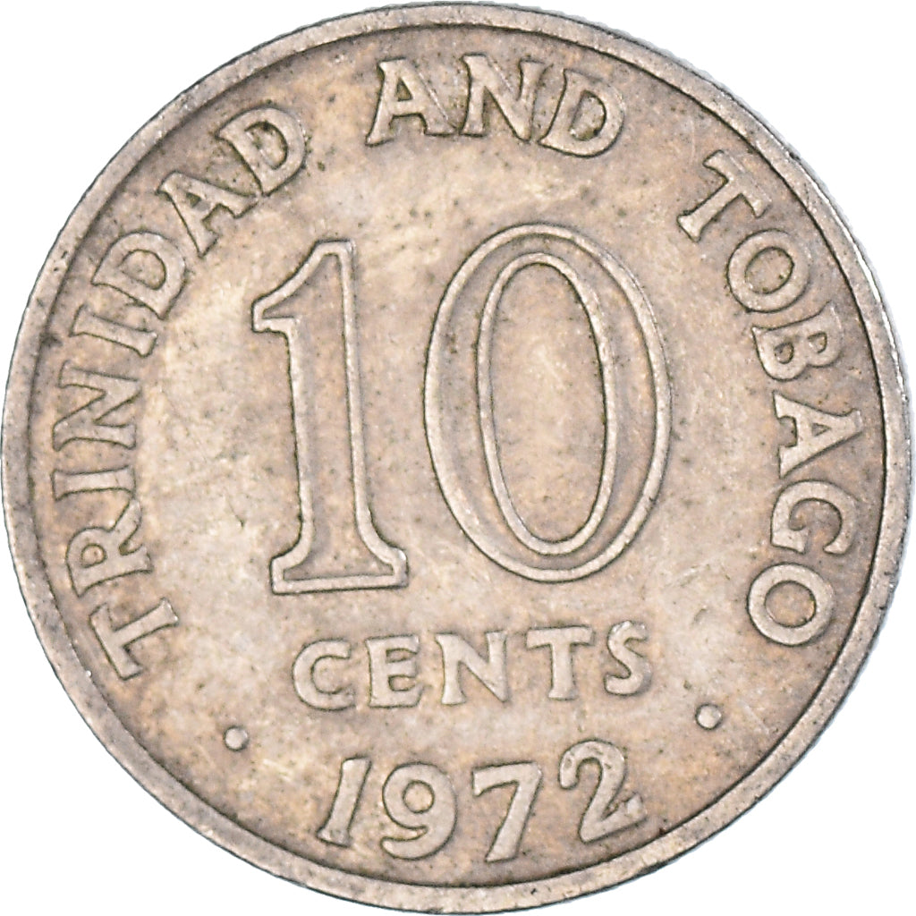 Coin, TRINIDAD & TOBAGO, 10 Cents, 1972