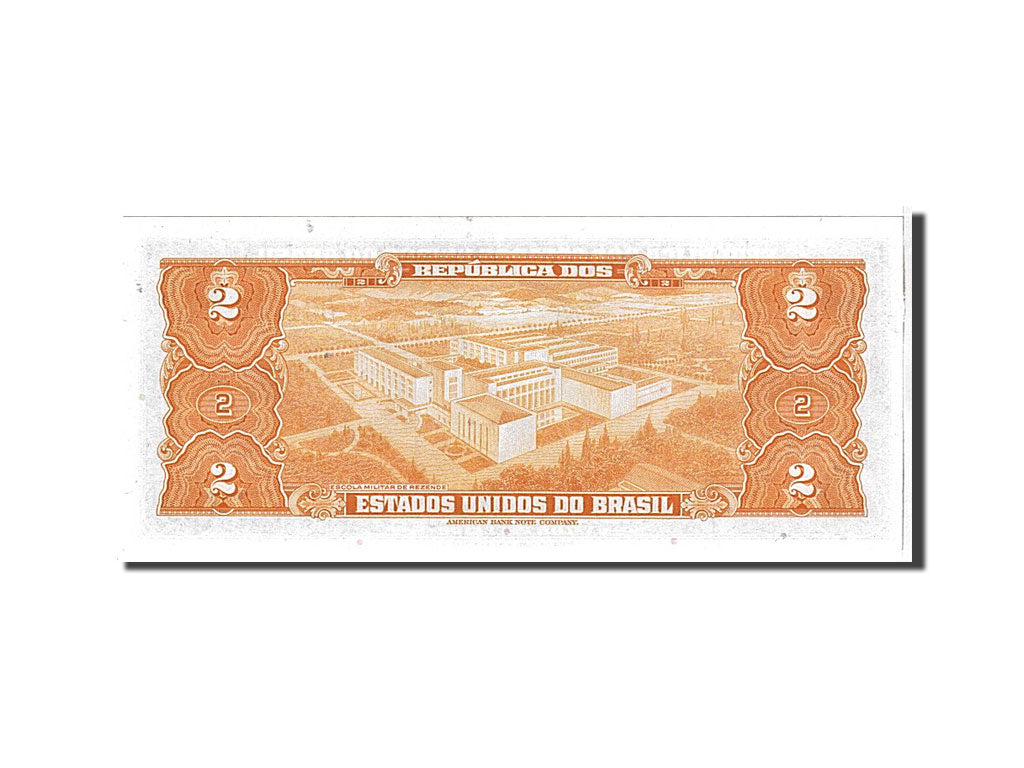 Banknote, Brazil, 2 Cruzeiros, 1956, KM:157Ac, UNC(65-70)