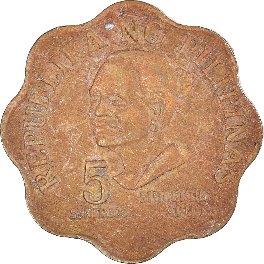 Moneda, Filipinas, 5 Sentimos, 1976