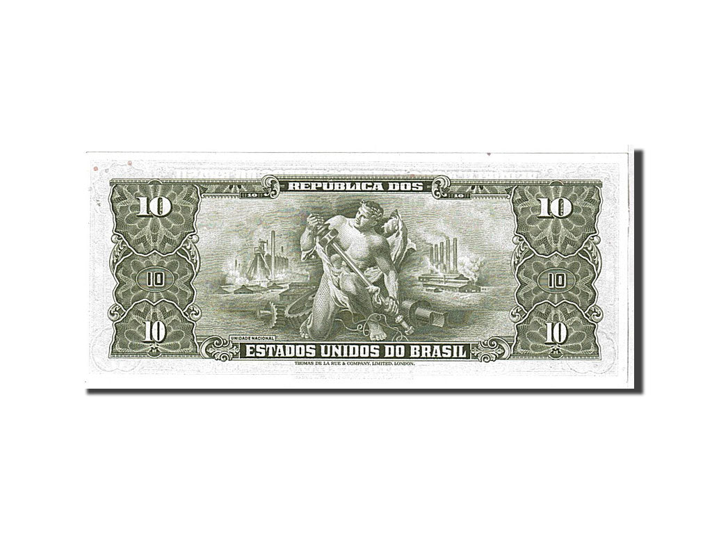 Banknote, Brazil, 1 Centavo on 10 Cruzeiros, 1967, KM:183b, UNC(65-70)
