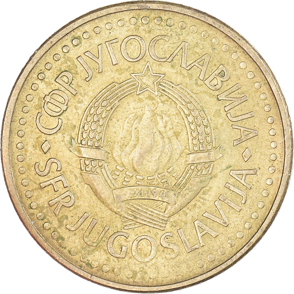 Moneda, Yugoslavia, 5 Dinara, 1983