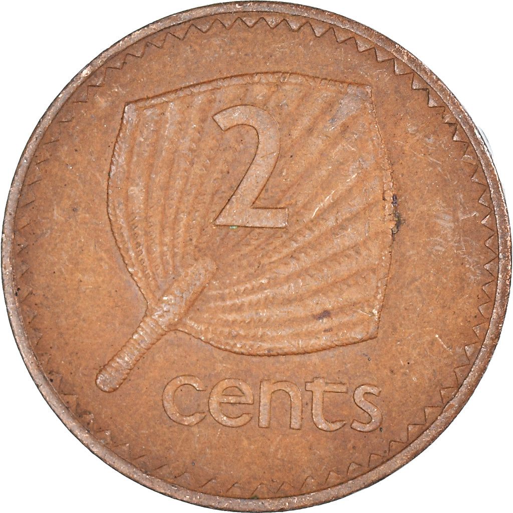 Monnaie, Fidji, 2 Cents, 1969