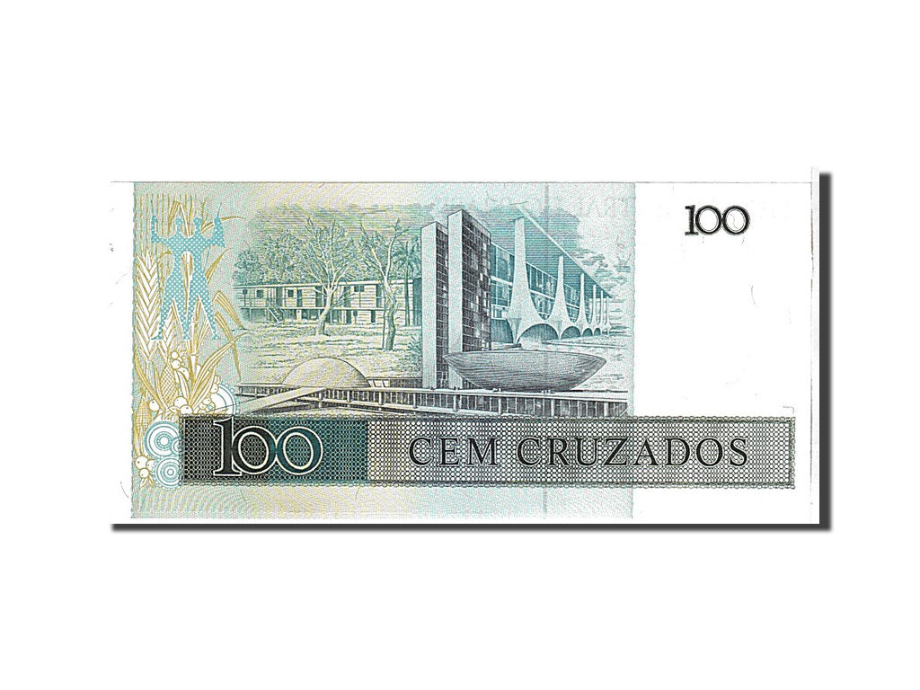 Banknote, Brazil, 100 Cruzados, 1987, KM:211c, UNC(65-70)