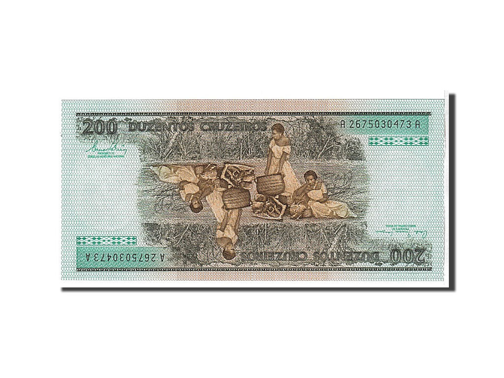 Banconote, Brasile, 200 Cruzeiros, 1981, FDS
