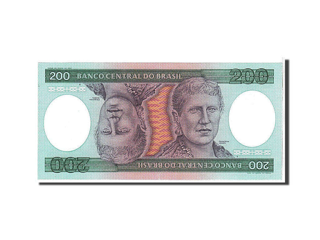 Banknote, Brazil, 200 Cruzeiros, 1984, KM:199b, UNC(65-70)
