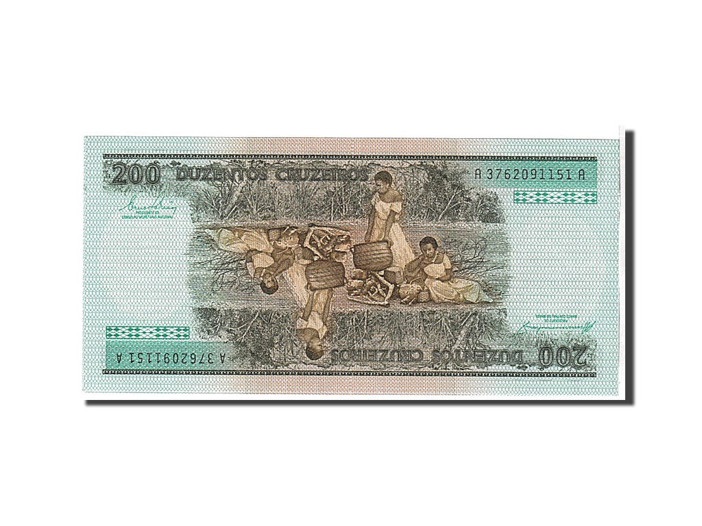 Banknote, Brazil, 200 Cruzeiros, 1984, KM:199b, UNC(65-70)