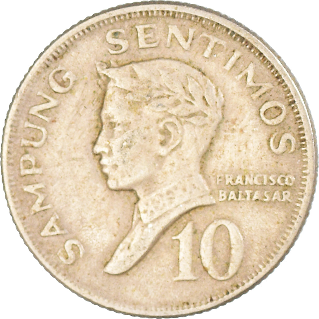 Coin, Philippines, 10 Sentimos, 1971