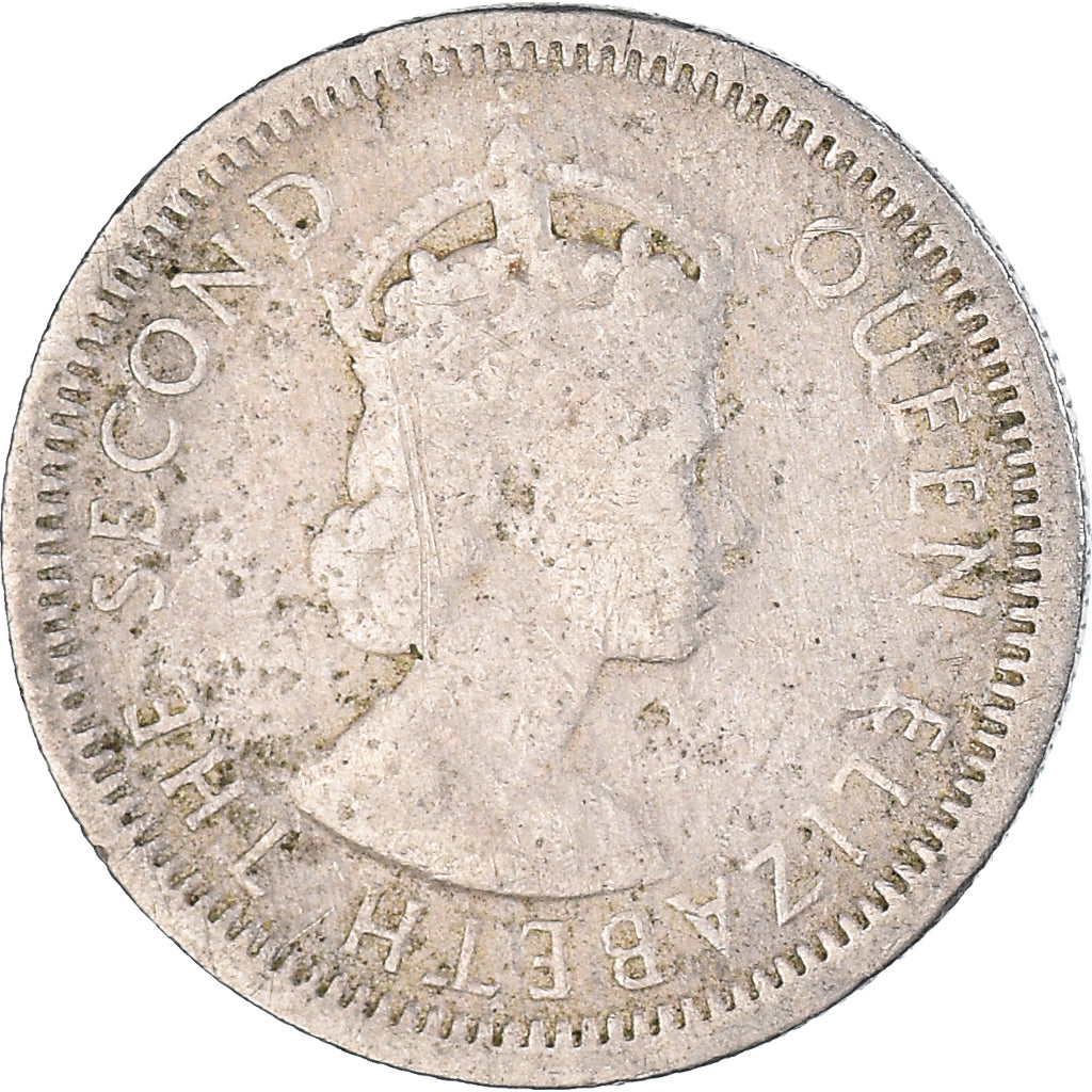 Munten, Britse Caraibische Gebieden, 10 Cents, 1955