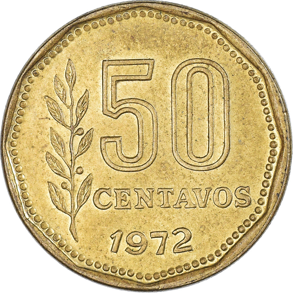 Moneta, Argentina, 50 Centavos, 1972