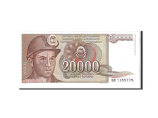 Banconote, Iugoslavia, 20,000 Dinara, 1987, FDS